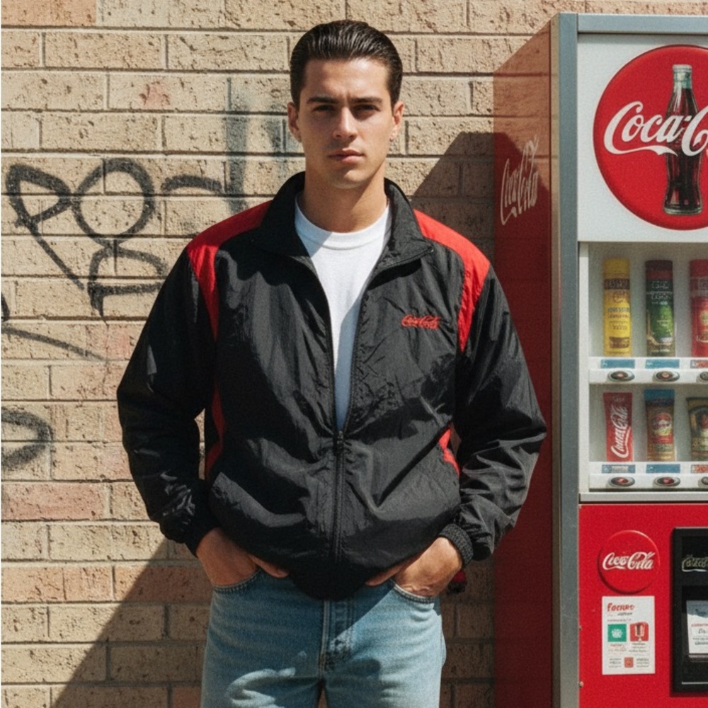 Coca-Cola Black and Red Jacket